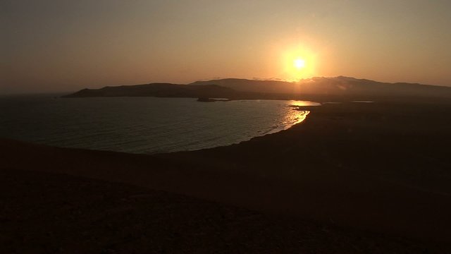 Paracas National Park, Desert and Ocean, Peru 

