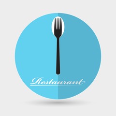 restaurant menu retro poster