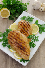 chicken breasts grilled