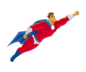 Superhero flying
