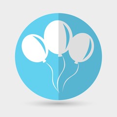 balloon icon on a white background