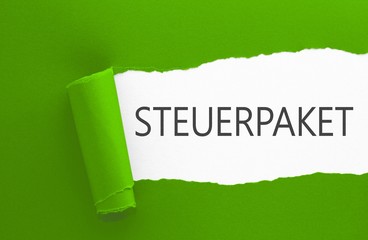 Steuerpaket Konzept 