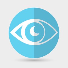 eye icon on a white background
