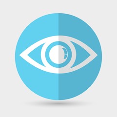 eye icon on a white background