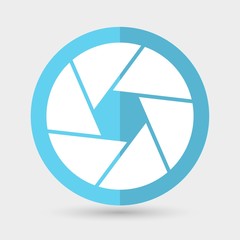 Camera icon on a white background