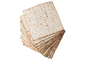 Matzot Isolated on White