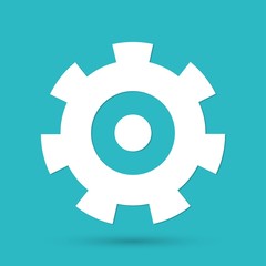 Cogs - vector icon