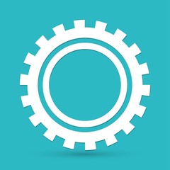 Cogs - vector icon