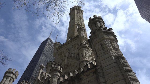 Historical Chicago Water Tower.
