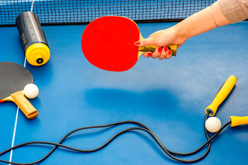 Table tennis equipment