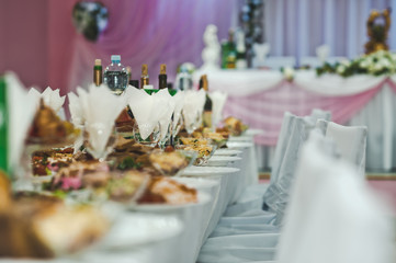 The table laid for a holiday with food 2791.