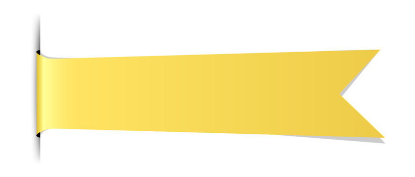 blank yellow ribbon
