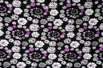 Fototapeta na wymiar Colorful batik cloth fabric background