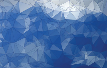 abstract blue triangle low poly design background