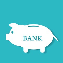 Piggy bank icon