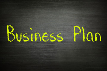 Obraz premium Business plan