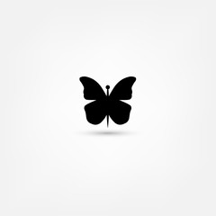 Fototapeta na wymiar butterfly vector icon
