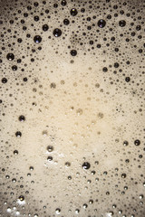 coffee foam. close-up