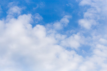 clouds in the blue sky