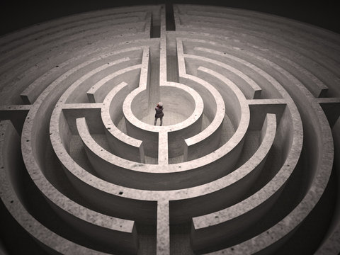 Gefangen in Labyrinth