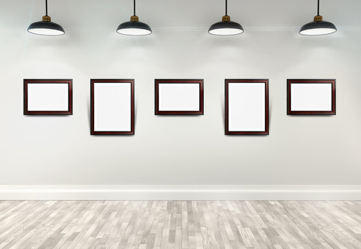 3d gallery interior