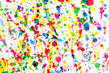 Fototapeta na wymiar Colorful splashes of paint as background