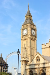 Fototapeta na wymiar Big Ben de Parliament square, Londres