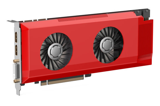 red video card