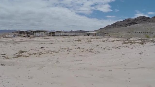 Drought Damaged Marina - Lake Mead National Recreation Area