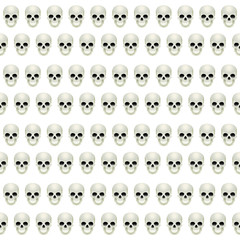 seamless background with vector skull