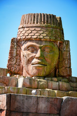 scultura di una divinità incas