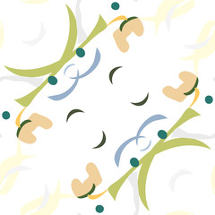 Abstract Green and Blue Pattern