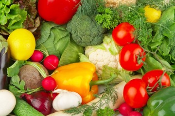 Dietetic set of paleo diet of vegetables