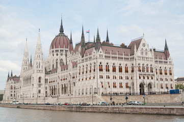 Fototapeta na wymiar Здание венгерского парламента (венг. Országház )