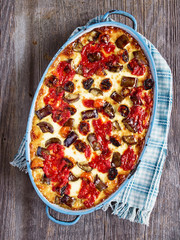 rustic italian baked vegetable ragu