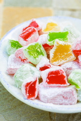 Loukoumi, Greek / turkish traditional delight 