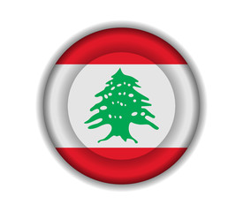 button flags lebanon