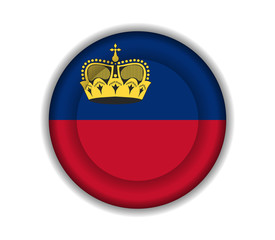 Fototapeta premium button flags liechtenstein