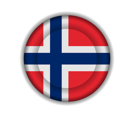 Fototapeta premium button flags norway