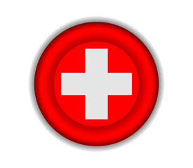 button flags switzerland