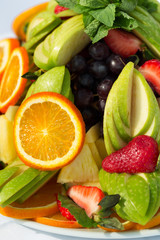 Fresh fruit party plate
