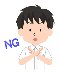 男子・学生〈学ラン制服・夏〉7