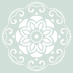 Floral Vector Abstract Pattern
