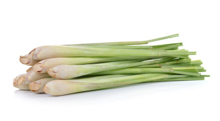 lemon grass on white background