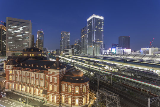 Tokyo Train Station, Tokyo city, Japan