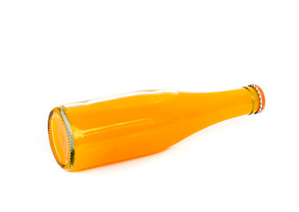Bottle of orange juice.