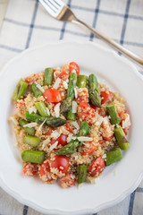 Coucous Salat mit Spargel