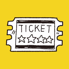 ticket doodle
