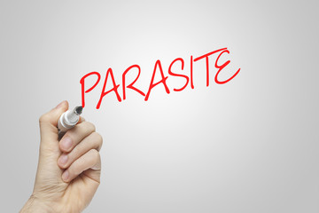 Hand writing parasite