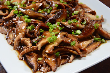 Grilled shiitake